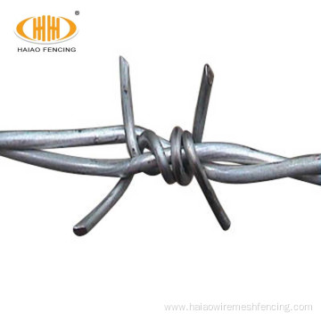 Cheap heavy duty 500 meters barbed wire fencing